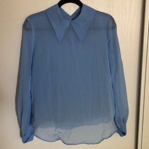 NY&Co Light Blue Blouse